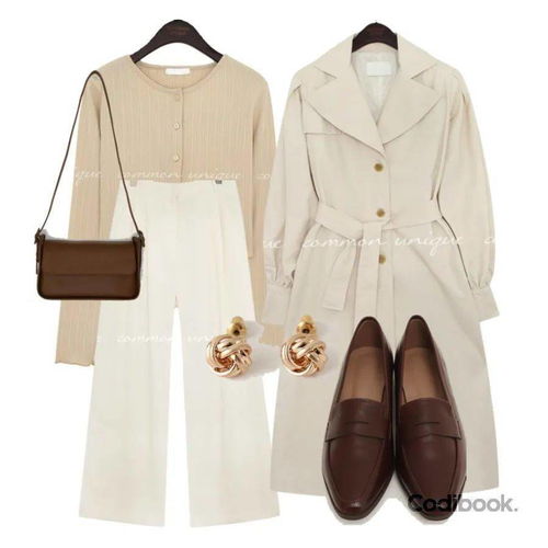 秋冬氣質(zhì)穿搭指南 大衣、毛衣與闊腿褲的時(shí)髦組合